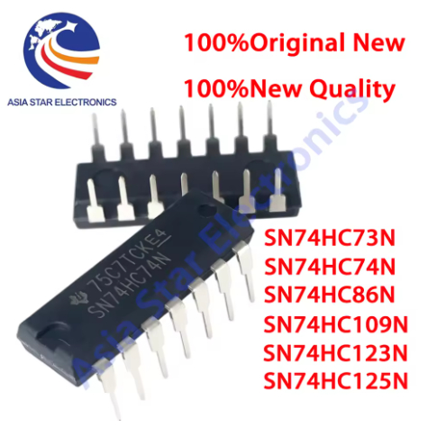 5 CHIẾC SN74HC74N DIP 74HC74 DIP-14 74HC74N SN74HC73N SN74HC86N SN74HC109N SN74HC125N SN74HC123N 74H