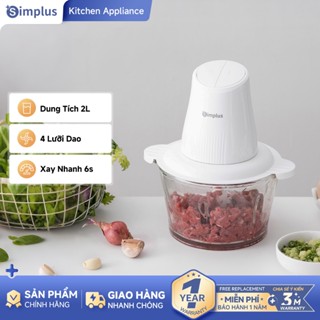 Simplus Máy xay thịt Tự Động 2L - Điều Khiển Bằng Nút Ấn Không Dây - DDJR004 - Bảo Hành 1 Năm 1 Đổi 1