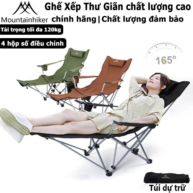 Ghế Nằm Gấp Gọn | Mountainhiker | Ghế Xếp Thư Giãn | Phượt | Nằm Bệnh Viện|Văn Phòng Tiện Lợi SZK647