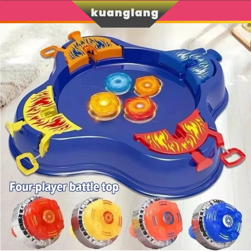 Dạ quang Battle Gyro Spinner Hợp kim Duel Top với đèn lấp lánh và gia đình trong trận chiến hoành tr