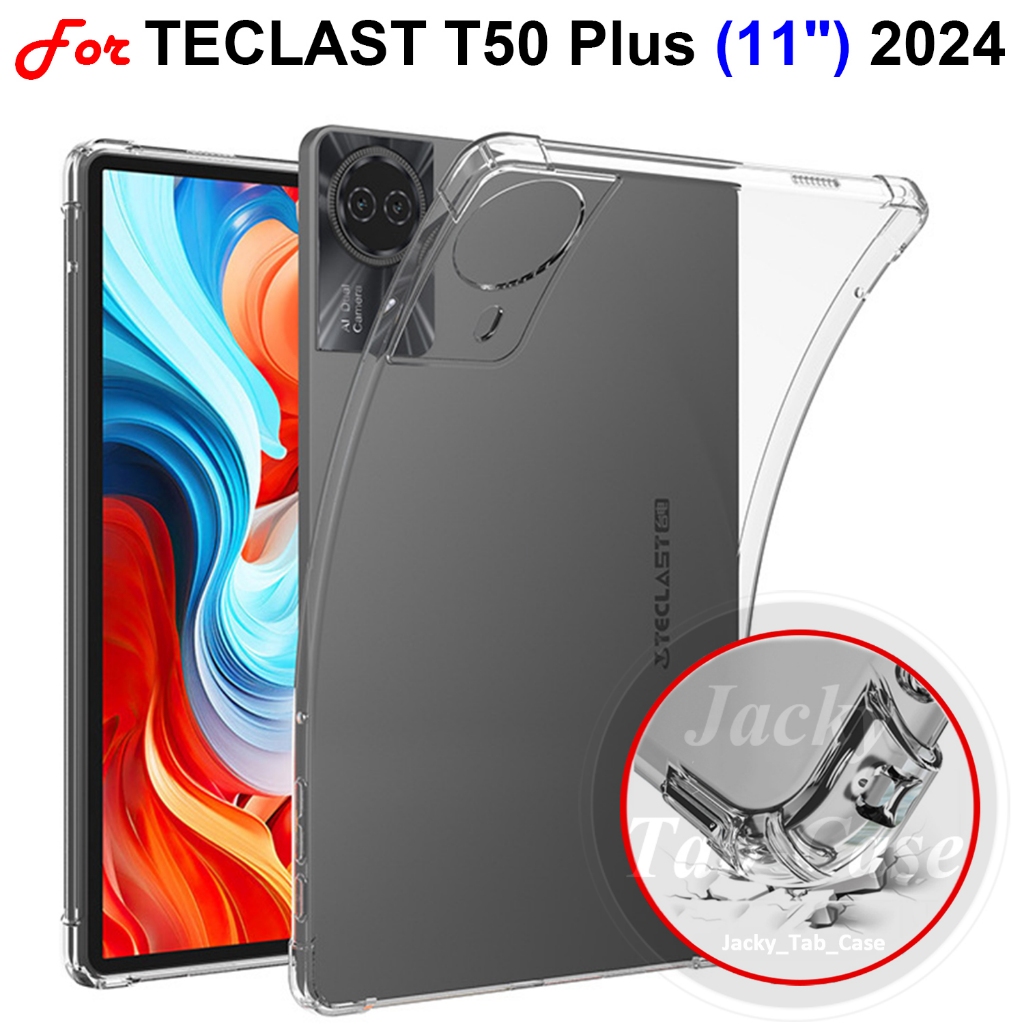 Ốp Chống Sốc Trong Suốt Cho TECLAST T50 Plus 11 "2024, Vỏ Silicon TPU Mềm Cho T50Plus 11 inch