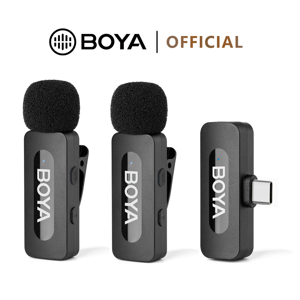 BOYA BY-V1/V10 micro không dây cài áo mic thu âm lọc tiếng ồn Ghi lại vlog livestream