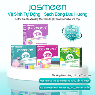 Viên Tẩy Bồn Cầu Thơm JASMEEN Công Nghệ 3D - Viên Nén Cô Đặc, Làm Sạch Từ Từ & Hiệu Quả Toàn Diện