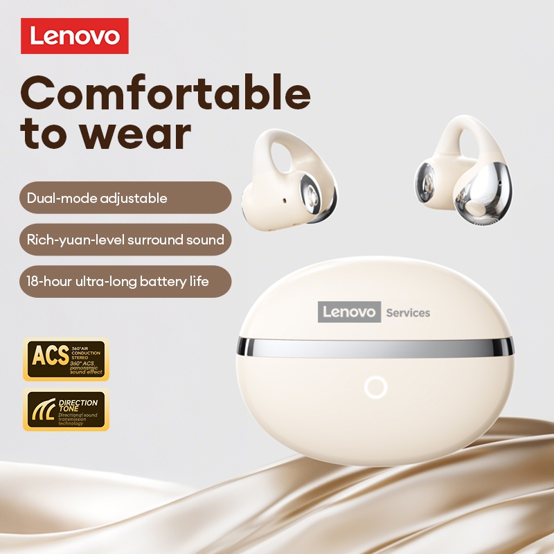 Tai nghe Bluetooth Lenovo RS109 Tai nghe không dây TWS có âm thanh nổi HiFi và chế độ trò chơi có độ trễ thấp | BigBuy360 - bigbuy360.vn