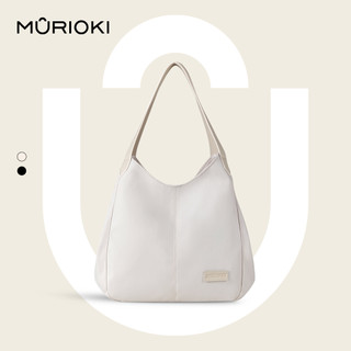 Túi Tote Đeo Vai Nữ MURIOKI-Lily Lớn 12 ” Nylon Twill + Dây Da Hobo / Túi Tote Có Dây Kéo (29x10x31CM)