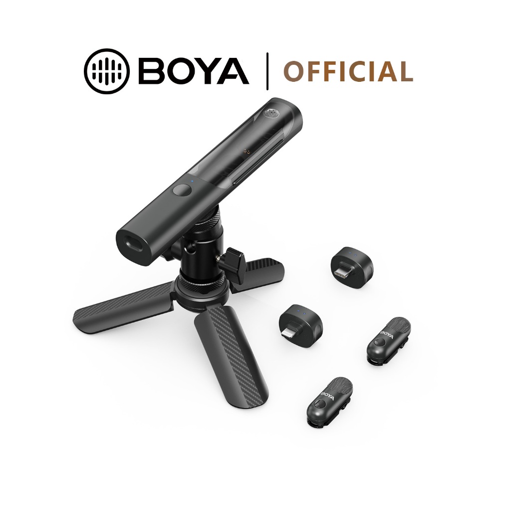 BOYA Magic 4 hình dạng trong 1 micro không dây Mini Mic AI mic thu âm lọc tiếng ồn