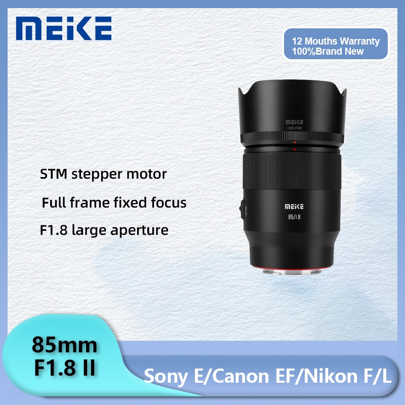 Meike 85mm F1.8 SE Mark II AF Ống kính lấy nét tự động Full Frame Portrait Prime Lens cho Sony E Can