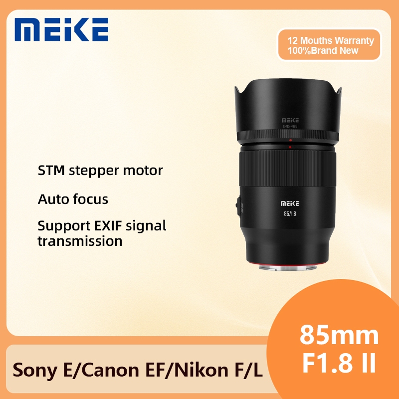 Meike 85mm F1.8 AF Auto Focus Prime Focus Full Frame Lens cho L Sony E Canon EF Nikon F Mount Camera