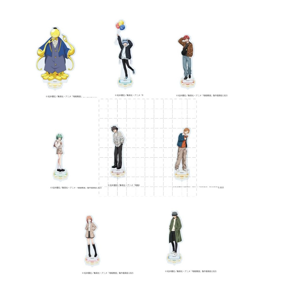 Lớp học ám sát Acrylic Đứng Hình Kaede Korosensei Chiba Rinka Haruta Karma Anime Hiển thị