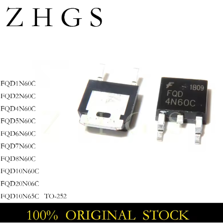 5 Chiếc FQD6N60C FQD7N60C FQD2N60C 2N60C FQD1N60C FQD4N60C 4N60C FQD5N60C FQD8N60C FQD20N60C 20N60C 