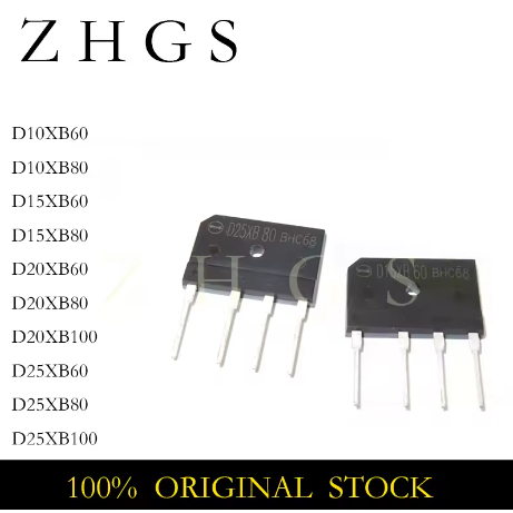 5 Chiếc D10XB60 D10XB80 D15XB60 D15XB80 D20XB60 D20XB80 D20XB100 D25XB60 D25XB80 D25XB100 Cầu Chỉnh 