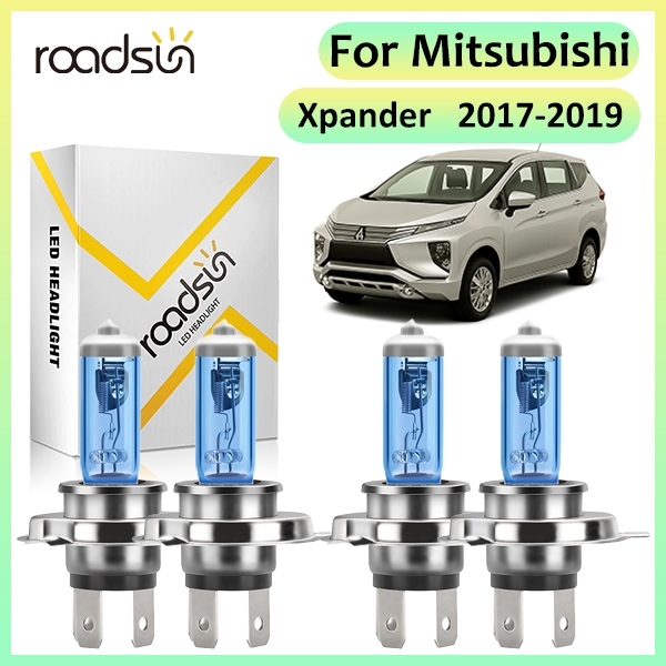 Phù Hợp Cho Mitsubishi Xpander 2017-2019 Bóng Đèn Pha Ô Tô Siêu Trắng Halogen 800% Độ Sáng 100W 6000