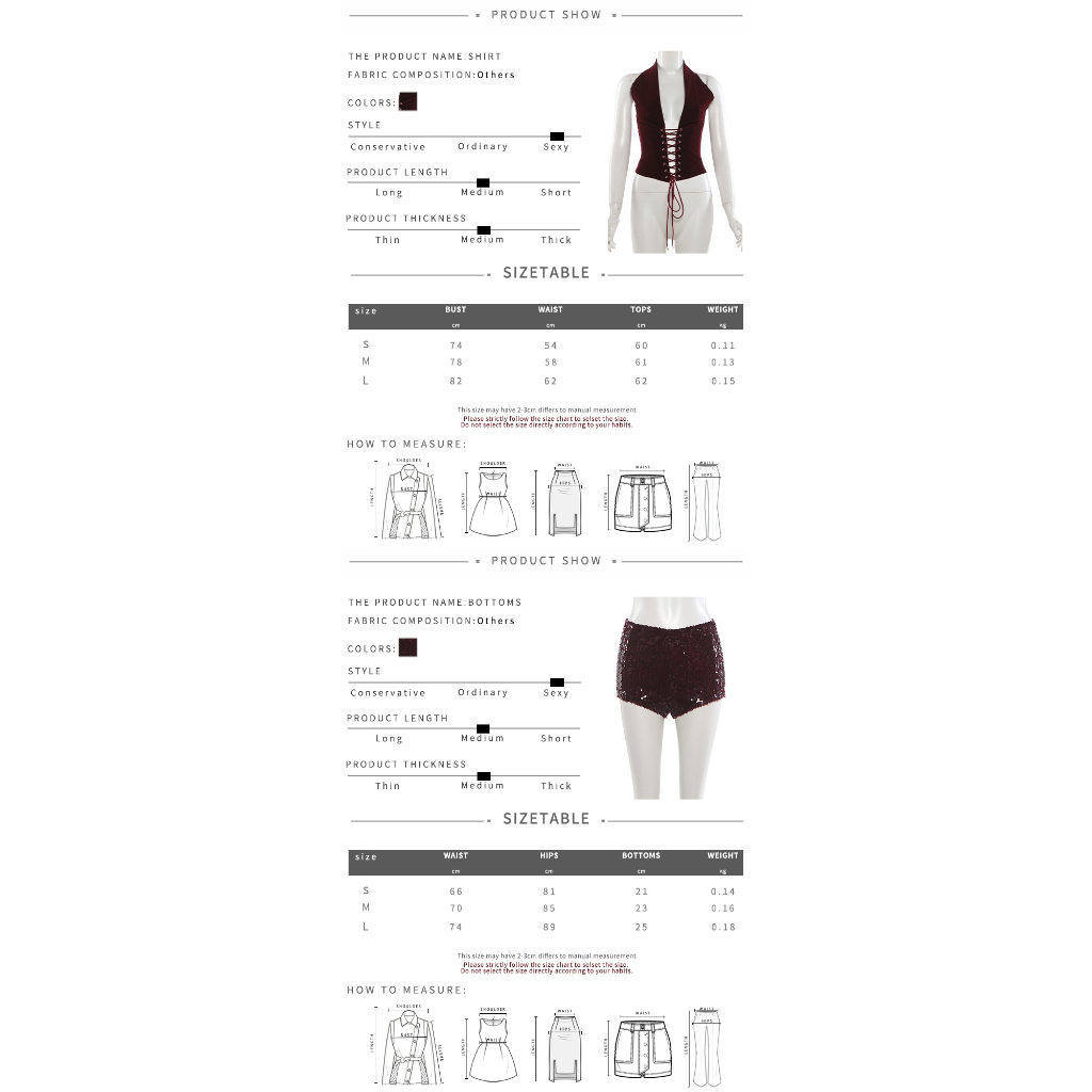 Cutenew Coquette Gợi Cảm 2 Bộ Nữ Dây Lưng Shirring Tank Top Sequin Xe Đạp Xu Hướng Ngắn Nửa Đêm Đảng Dạo Phố | BigBuy360 - bigbuy360.vn