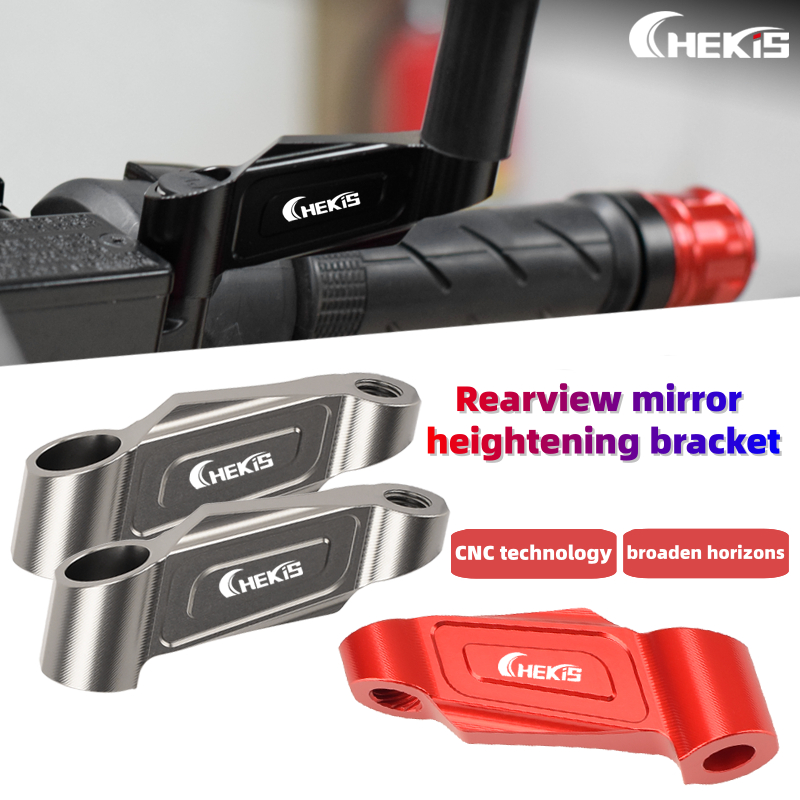 Chekis cho YAMAHA NMAX155 TURBO TECH MAX V1 V2 V3 Gương chiếu hậu sửa đổi đế nâng cao phụ kiện trang