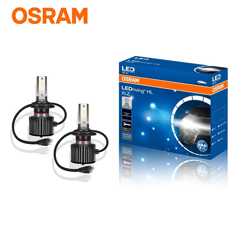 OSRAM XLZ Classic 2.0 LED H1 H4 H7 H8 H11 H16 HB3 HB4 HIR2 27W 6000K Đèn pha ô tô Đèn pha ô tô Đèn c
