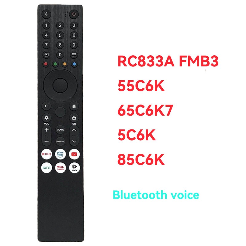 RC833A FMB3 tương thích với mẫu TV sau: Tivi TCL QLED 32V4C 32S5K 32 Inch Google TV và có tính năng 