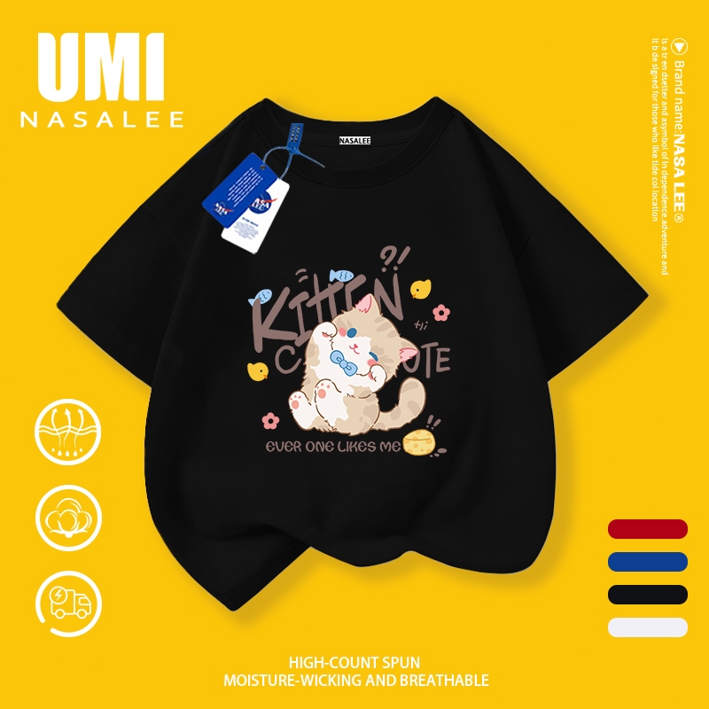 Áo thun NASA in hình mèo con