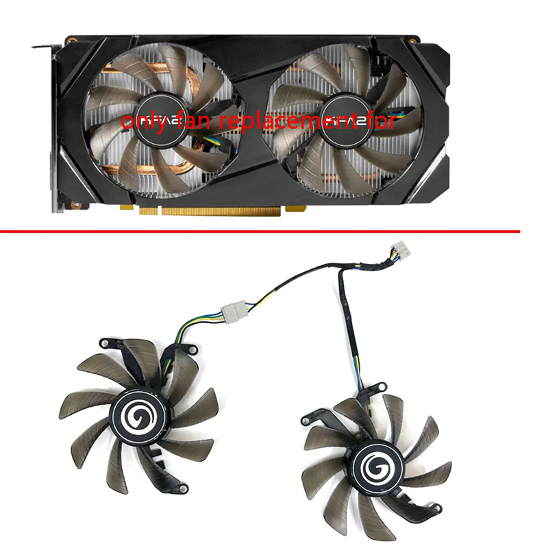 Quạt Làm Mát Thay Thế Cho KFA2 GALAX GeForce RTX 2060 2070 SUPER GTX1660 1660Ti GTX1660 SUPER Card F