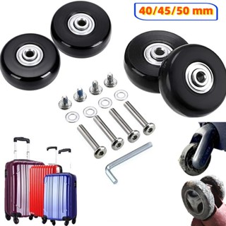 2PCS Bánh Xe Vali 40 / 50mm bánh xe cao su giảm ồn Thay Thế Cho Vali Hành lý
