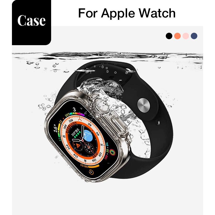 Nam [Bộ vỏ đồng hồ Ultra2] Vỏ đồng hồ trọn gói Bộ chống nước IWATCH Ultra Vỏ bảo vệ Vỏ phim cường lự