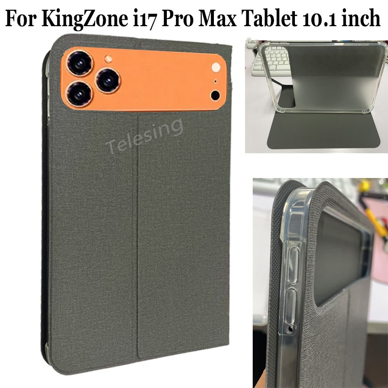 Ốp lưng cho máy tính bảng i17 Pro Max 10.1 inch đứng cho vỏ máy tính bảng TPU da Kingzone i17Pro Max
