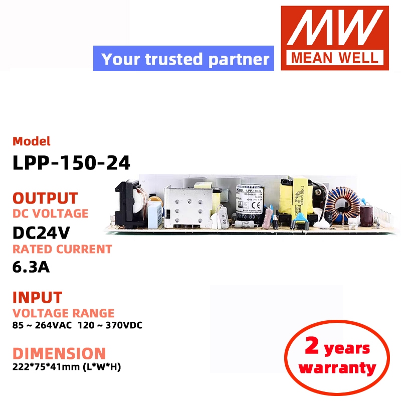 MEAN WELL LPP-150-24 LPP-150-12 LPP-150-5 LPP-150-48 LPP-150-15 Bộ nguồn chuyển mạch Meanwell Nguồn 