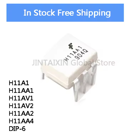 10 chiếc H11A1 H11AA1 H11AV1 H11AV2 H11AA2 H11AA4 DIP-6 Optocoupler IC Chip còn hàng Bán buôn