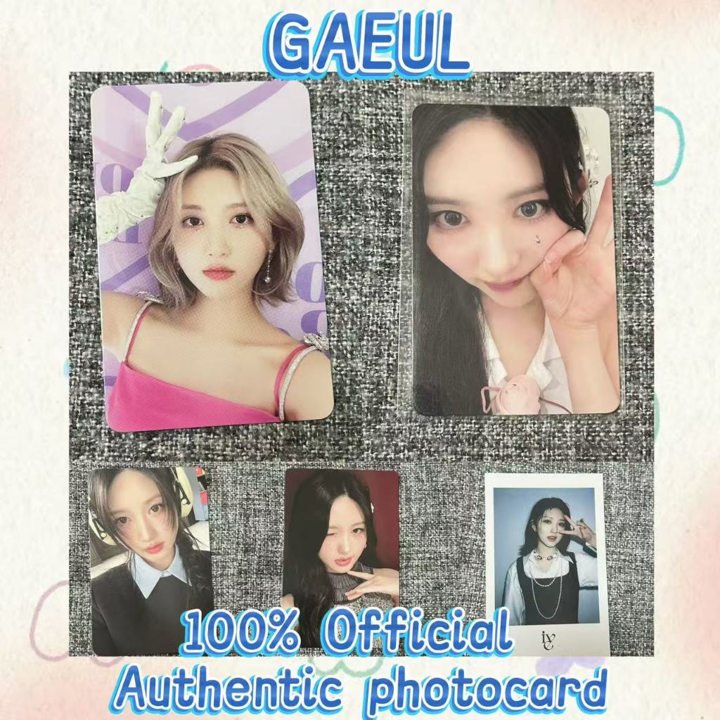 Photocard ive IVE Gaeul Gaeul Photocard chính thức 100%
