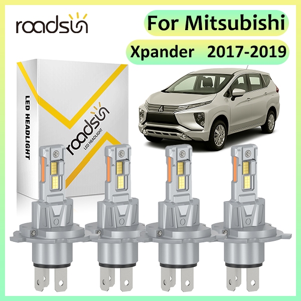 Phù Hợp Cho Mitsubishi Xpander 2017-2019 Bóng Đèn Pha Ô Tô Siêu Trắng Halogen 800% Độ Sáng Chùm Cao 