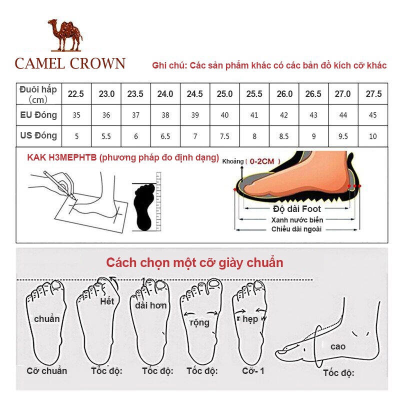 CAMEL CROWN Giày chạy bộ nam Giày thể thao chống mài mòn chống trượt | BigBuy360 - bigbuy360.vn