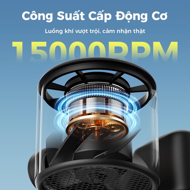 Quạt Cầm Tay Mini Aecooly AirGimbal Quạt cầm tay cầm tayQuạt ống khí Turbo mạnh mẽ丨Portable Handheld Fan Tốc độ cao 15000 vòng / phút, Thời gian làm mát tối đa 15 giờ, Thiết kế bỏ túi Mini 5 tốc độ | BigBuy360 - bigbuy360.vn