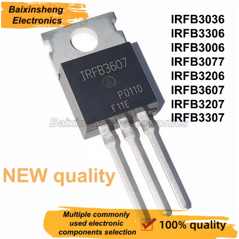 5 CHIẾC IRFB IRFB3306 IRFB3006 IRFB3077 IRFB3206 IRFB3207 IRFB3607 IRFB3307 IRFB3036 PBF TO-220 mosf