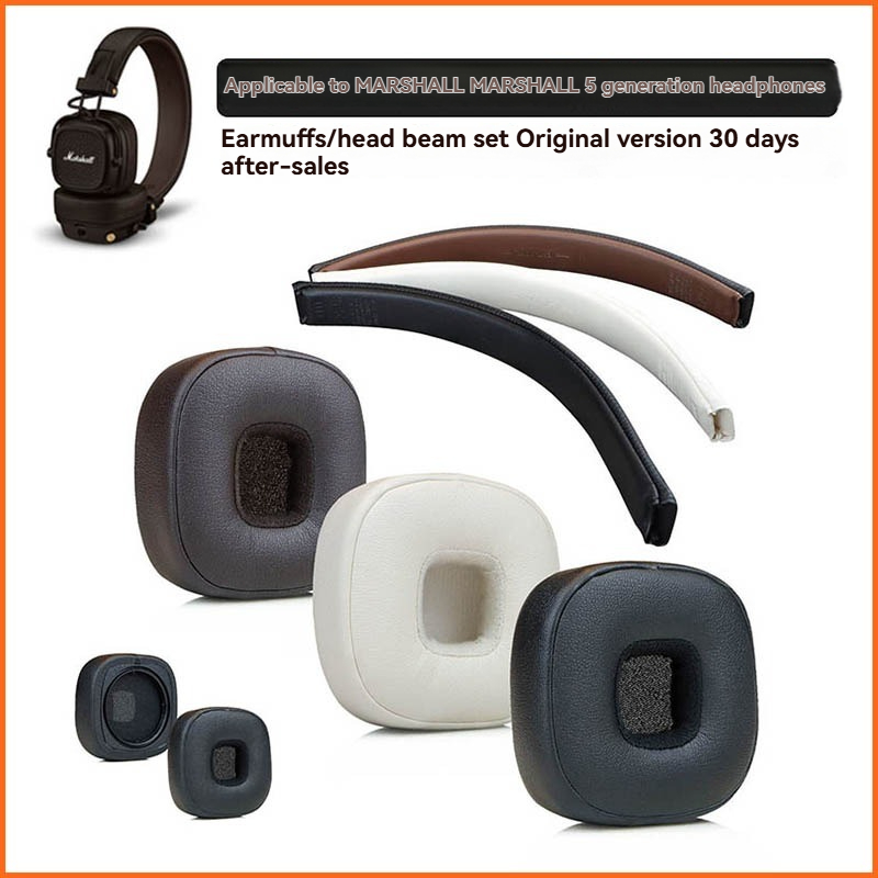 Phù hợp với Marshall Major IV 4 / Major V 5, băng đô tai nghe bằng bọt biển 1 cặp đệm tai