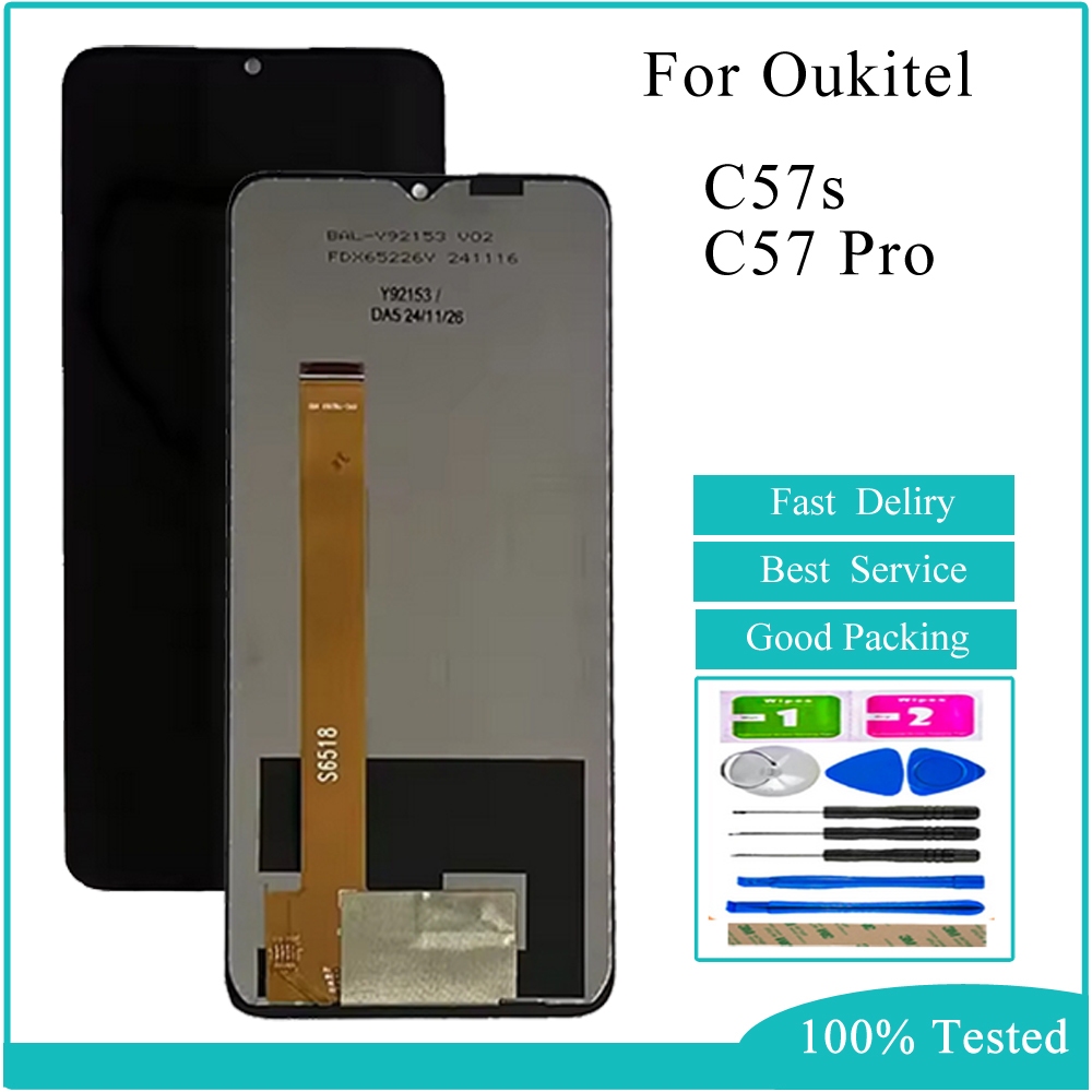 6.52 '' inch Cho Oukitel C57S C57 Pro Màn Hình LCD Thay Thế Màn Hình Cảm Ứng
