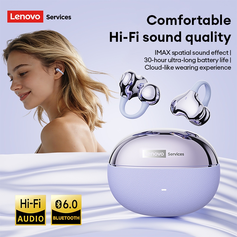 Tai nghe Bluetooth Lenovo RS123 và Tai nghe không dây OWS có Bluetooth V6.0 và HiFi Sound plus Thiết kế tai mở | BigBuy360 - bigbuy360.vn