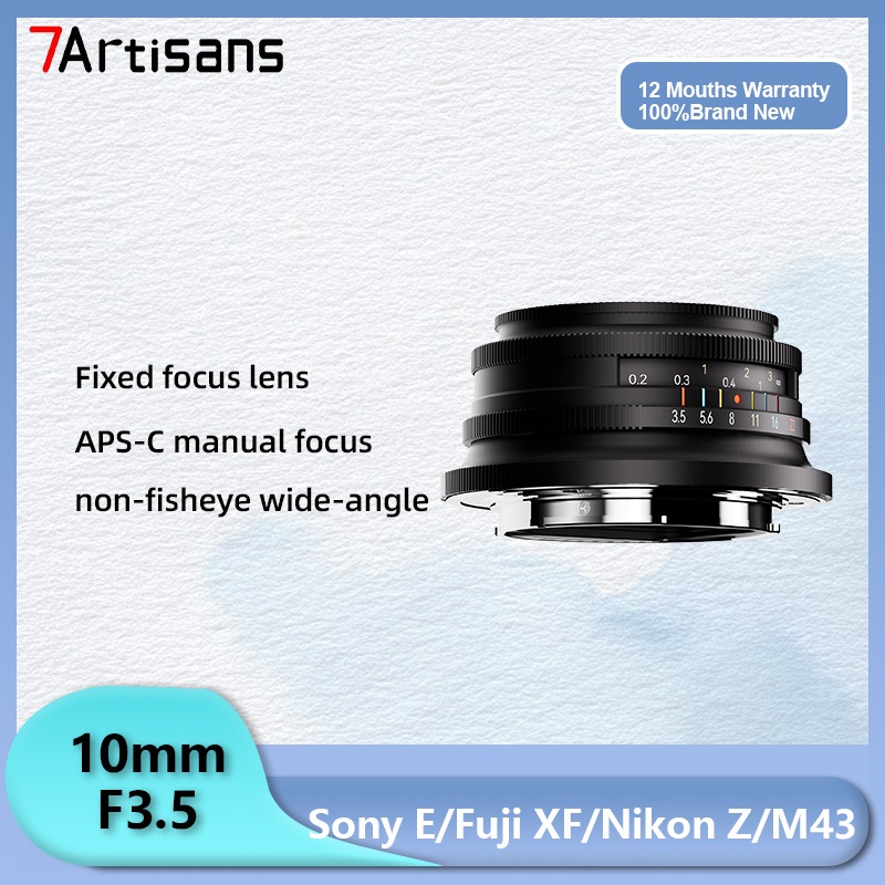 7artisans 10mm F3.5 APS-C MF Góc Siêu Rộng Prime Hướng Dẫn Sử Dụng Lấy Nét Phong Cách Đường Phố Chân