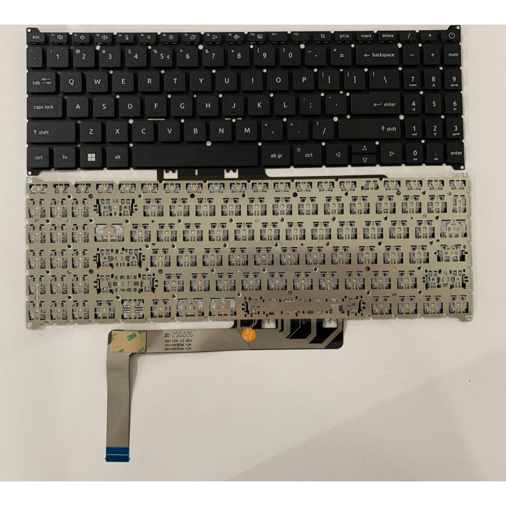 Bàn Phím Laptop Bố Trí Mỹ Cho Acer Aspire A315-59 A315-59G A515-57 A515-57G A715-51G A715-76 Không Đ