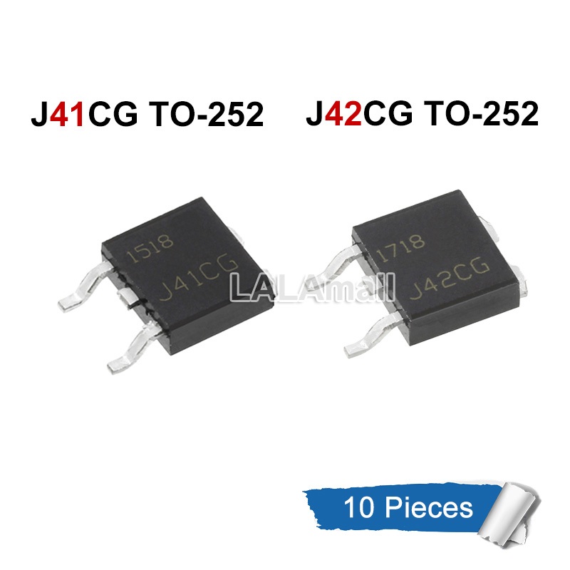 10 Cái / lốc MJD41C J41CG MJD42C J42CG TO-252 MJD41CT4G MJD42CT4G 100V / 6A Darlington Transistor