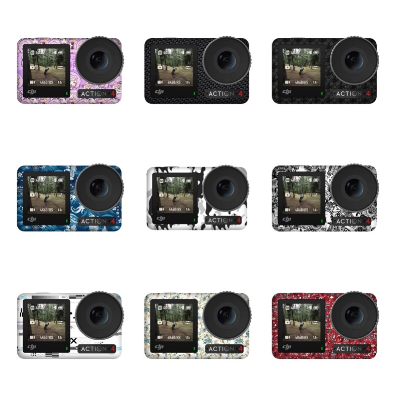Thích hợp cho DJI Osmo Action4 Sticker Action4 Phim bảo vệ màu mờ Keo không đánh dấu