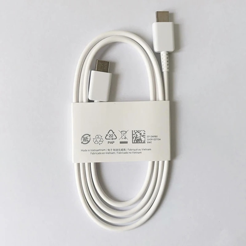 Cáp sạc nhanh Samsung 3A 25W USB C sang Type C cho cáp Galaxy S22 S21 Ultra s10 Plus a56 a55