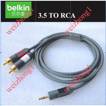 BELKIN BELKIN 3.5 đến RCA Cáp tín hiệu âm thanh hai đầu sen Điện thoại di động Cáp tín hiệu máy tính