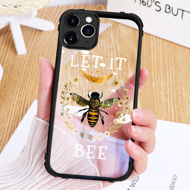 Ốp Điện Thoại YBD Cho iPhone 11 Pro Max 12 Pro Max 13 Pro Max Queen Bee Bao Gồm Tất Cả Bảo Vệ Cao Cấ