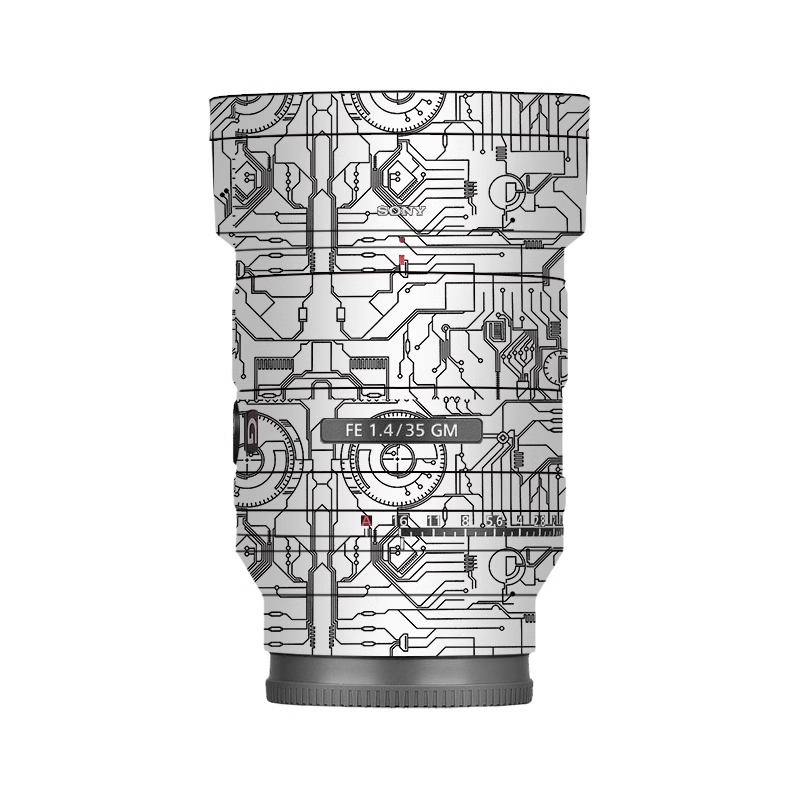 Da Tùy Chỉnh Cho Sony FE 35mm F1.4 GM Ống Kính Dán Cho Sony FE35 F1.4GM Ống Kính Miếng Dán Bảo Vệ Bọ