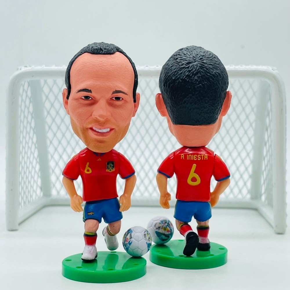 Cầu thủ bóng đá Soccerwe Tây Ban Nha 6 # Iniesta Dolls 2012 Champion