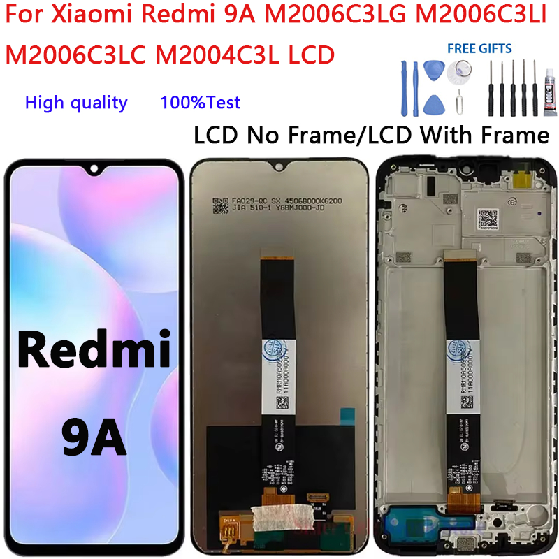 Dành Cho Xiaomi Redmi 9A M2006C3LG M2006C3LI M2006C3LC Màn Hình Hiển Thị LCD Bộ Số Hóa Cảm Ứng Lắp R