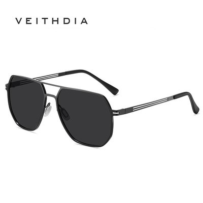 Kính râm nam vuông phân cực VEITHDIA GS5086, bảo vệ mắt khi lái xe
