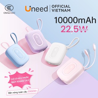 【Chứng nhận CCC】Uneed sạc dự phòng 10000mAh Sạc nhanh PD22.5 cho iP17/16/15/14 Bảo hành hai năm