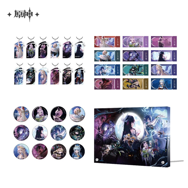Sunsyea Genshin Impact Chính Thức Merch miHoYo Chính Hãng Chính Hãng KYZG Móc Khóa Huy Hiệu Vé Acryl