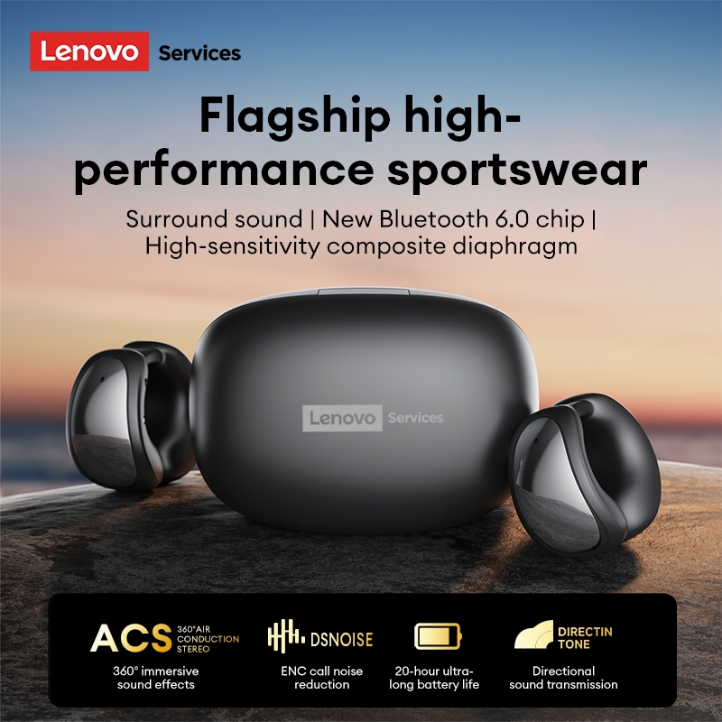 Tai nghe Bluetooth Lenovo RS121 OWS HIFI HD Chất lượng âm thanh 360 ° Hiệu ứng âm thanh toàn cảnh Chờ lâu Thoải mái khi đeo Bluetooth6.0 | BigBuy360 - bigbuy360.vn