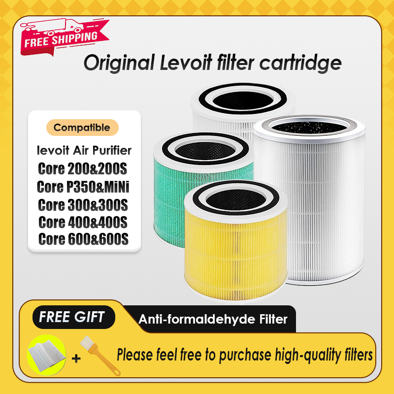 Bộ lọc thay thế HEPA & Carbon hoạt tính tương thích Levoit Core 200S/300S/P350/Mini/400S